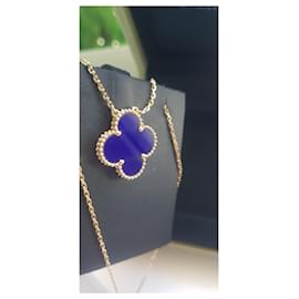 Van Cleef & Arpels-Magic Alhambra Pendant-Blue